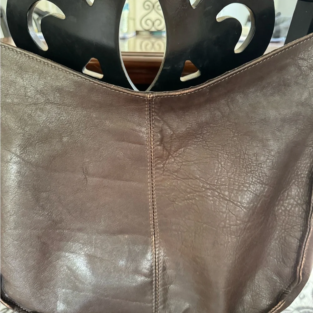 Sundance leather hobo bag